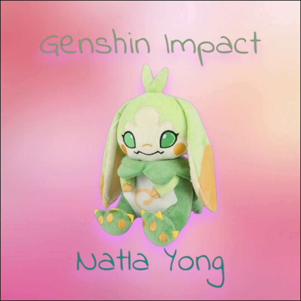 Genshin Impact Green Dragon Natlan Yong Plushie